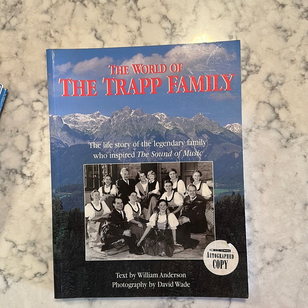 AUTOGRAPHED Copy The World Of The Trapp Family who inspired The Sound Of Music
